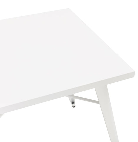 Witte industriële eettafel 'LALOU' - 76x76 cm