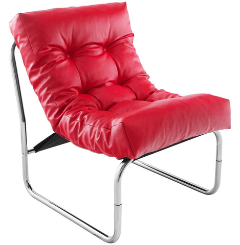 Red lounge chair 'LOFT