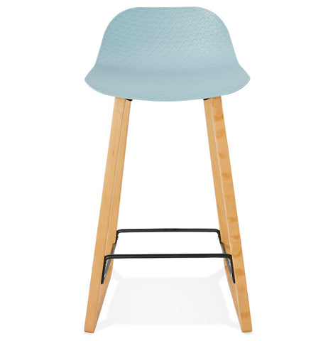 Halfhoge kruk 'MAKI MINI' blauw Scandinavische stijl