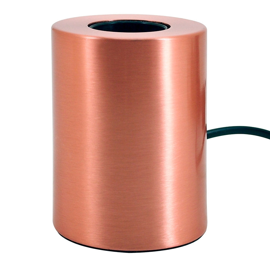 Base for table lamp 'NIGRI' in copper-plated metal