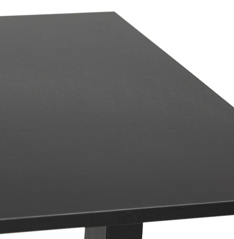 Height adjustable black desk 'OSMOSE' - 140x70 cm