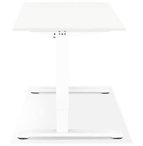 Height adjustable white desk 'OSMOSE' - 140x70 cm