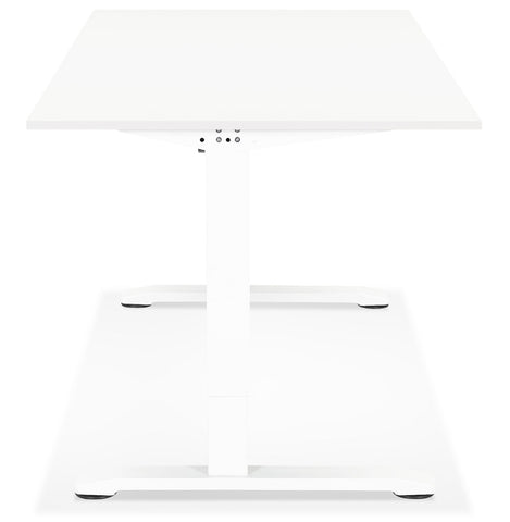 Height adjustable white desk 'OSMOSE' - 160x80 cm