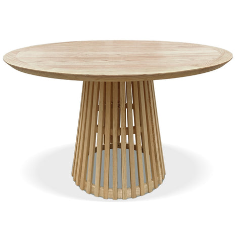 Ronde eettafel 'PERI' in natuurhout - ø 120 cm