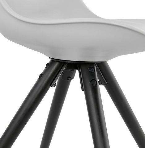 Designer chair 'PIPA' grey