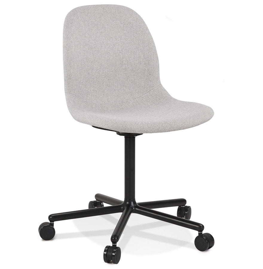 Light grey office chair 'POLARIS' on wheels