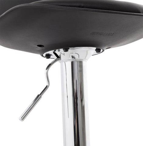 Black adjustable stool 'PRINCES'