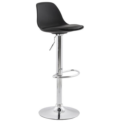 Black adjustable stool 'PRINCES'