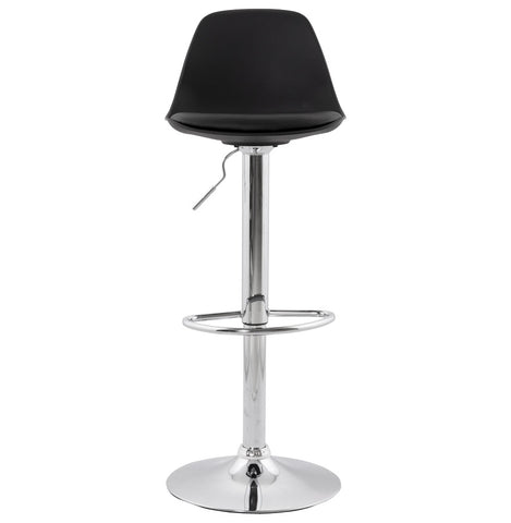 Black adjustable stool 'PRINCES'