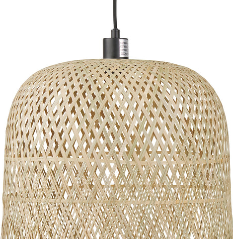 Pendant lamp 'SARINA' in natural bamboo