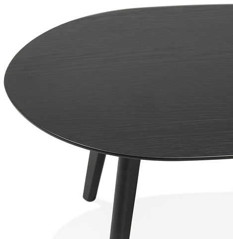 Side tables design 'STOKOLM' in black wood