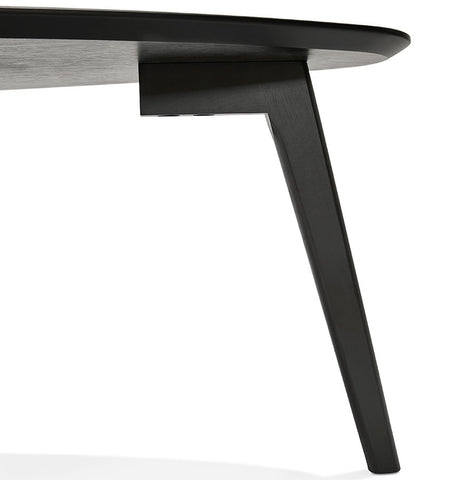 Side tables design 'STOKOLM' in black wood