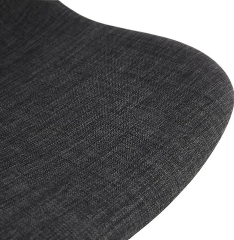 Desk chair 'TAVIRA' in dark gray fabric