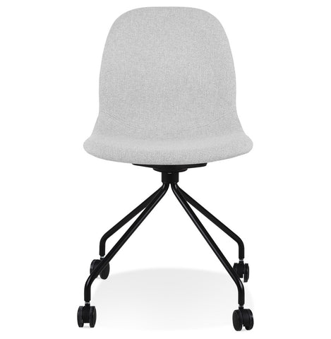 Office chair 'TAVIRA' in light grey fabric