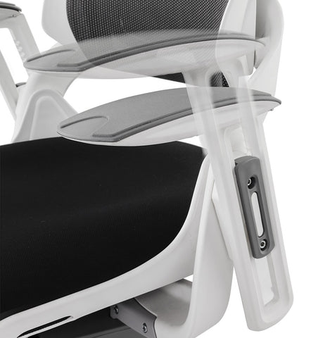 Ergonomic office chair 'TEKNIK' in black fabric