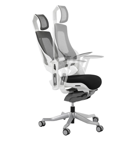 Ergonomic office chair 'TEKNIK' in black fabric