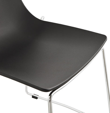 Black designer chair 'TRENO' in plastic