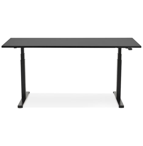 Black electric sit/stand desk 'TRONIK' - 140x70 cm