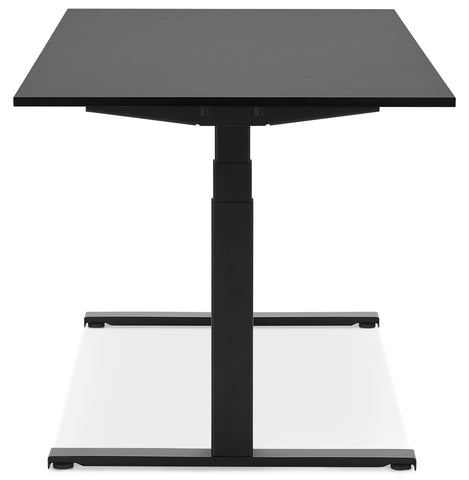 Black electric sit/stand desk 'TRONIK' - 140x70 cm