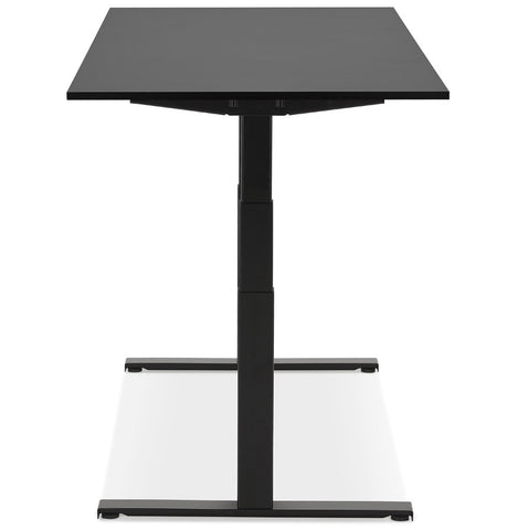 Black electric sit/stand desk 'TRONIK' - 140x70 cm