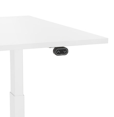 White electric sit/stand desk 'TRONIK' - 140x70 cm