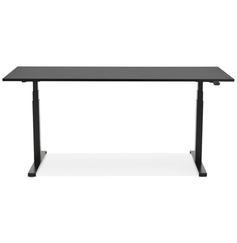 Black electric and ergonomic desk 'TRONIK' - 160x80 cm