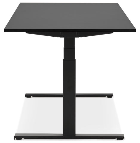 Black electric and ergonomic desk 'TRONIK' - 160x80 cm