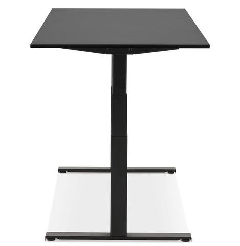 Black electric and ergonomic desk 'TRONIK' - 160x80 cm