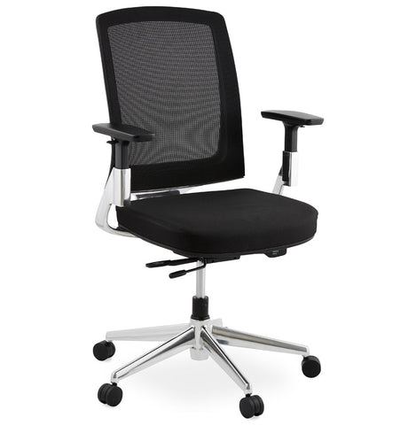 Design office chair 'ULTRA' in black fabric