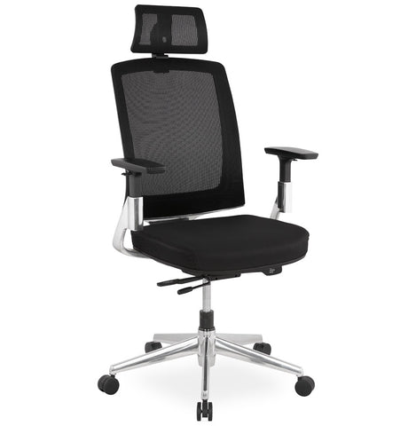 Design office chair 'ULTRA' in black fabric