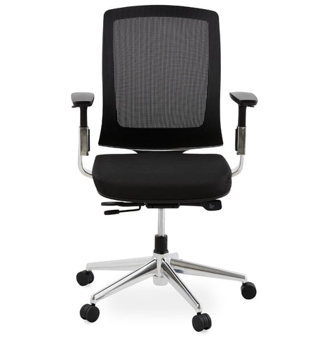 Design office chair 'ULTRA' in black fabric