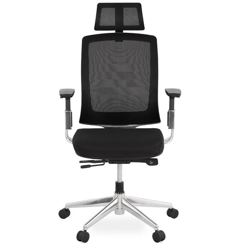 Design office chair 'ULTRA' in black fabric