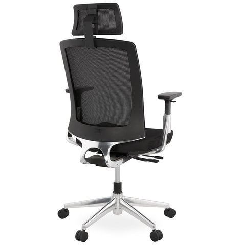 Design office chair 'ULTRA' in black fabric