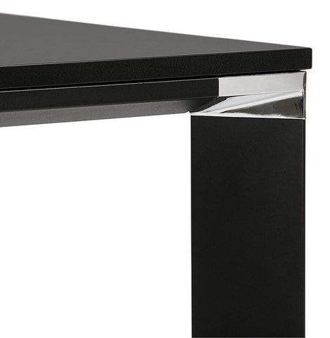 Black conference table / bench desk 'XLINE SQUARE' - 160x160 cm