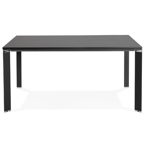 Black conference table / bench desk 'XLINE SQUARE' - 160x160 cm