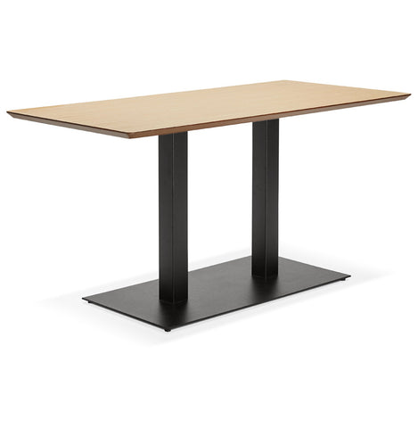 Design tafel / bureau 'ZUMBA' met naturel houten afwerking - 150x70 cm